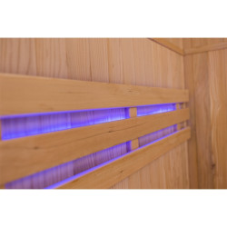 SAUNA FIŃSKA WYSOKOTEMPERATUROWA Z PIECEM OSLO2/HARVIA 1-2 OSOBOWA 120x120 OSLO2