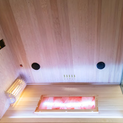 SAUNA FIŃSKA WYSOKOTEMPERATUROWA Z PIECEM LARK5/HARVIA 6KW 4-5 OSOBOWA 180x160 CM LARK5
