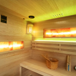 SAUNA FIŃSKA WYSOKOTEMPERATUROWA Z PIECEM LARK5/HARVIA 6KW 4-5 OSOBOWA 180x160 CM LARK5