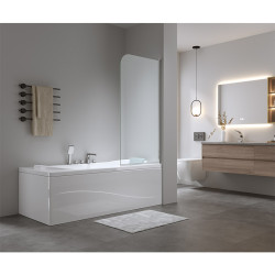 Parawan nawannowy 70x140 cm PR01 Chrom szkło 6mm PR01-70X140