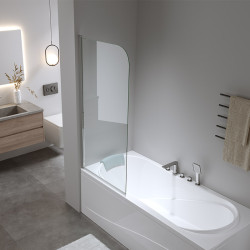 Parawan nawannowy 70x140 cm PR01 Chrom szkło 6mm PR01-70X140