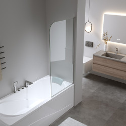 Parawan nawannowy 70x140 cm PR01 Chrom szkło 6mm PR01-70X140