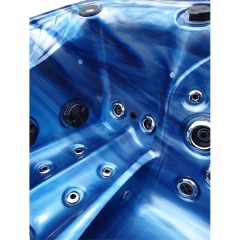 JACUZZI OGRODOWE WANNA SPA569 200x135 230V NIEBIESKA FALA