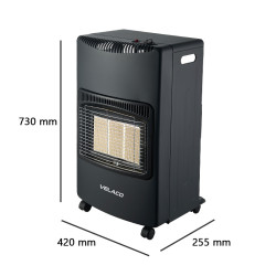 PIECYK GAZOWY DOMOWY GRZEJNIK GAZOWY NA BUTLĘ WĄŻ+REDUKTOR ECO-ONE 4200 WAT ECO-ONE