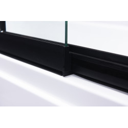 PARAWAN NAWANNOWY PR07 CZARNY 85x150 CM 6 MM PR07-BL-85X150