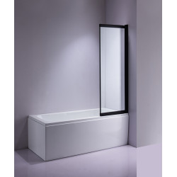PARAWAN NAWANNOWY PR07 CZARNY 85x150 CM 6 MM PR07-BL-85X150