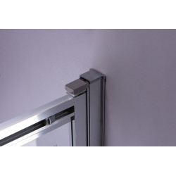 PARAWAN NAWANNOWY PR07 CHROM 85x150 CM 6 MM PR07-CH-85X150