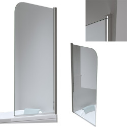 PARAWAN NAWANNOWY PR01 CHROM 80x140 CM 6 MM PR01-80X140
