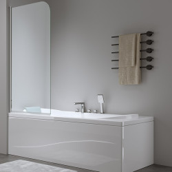 PARAWAN NAWANNOWY PR01 CHROM 80x140 CM 6 MM PR01-80X140