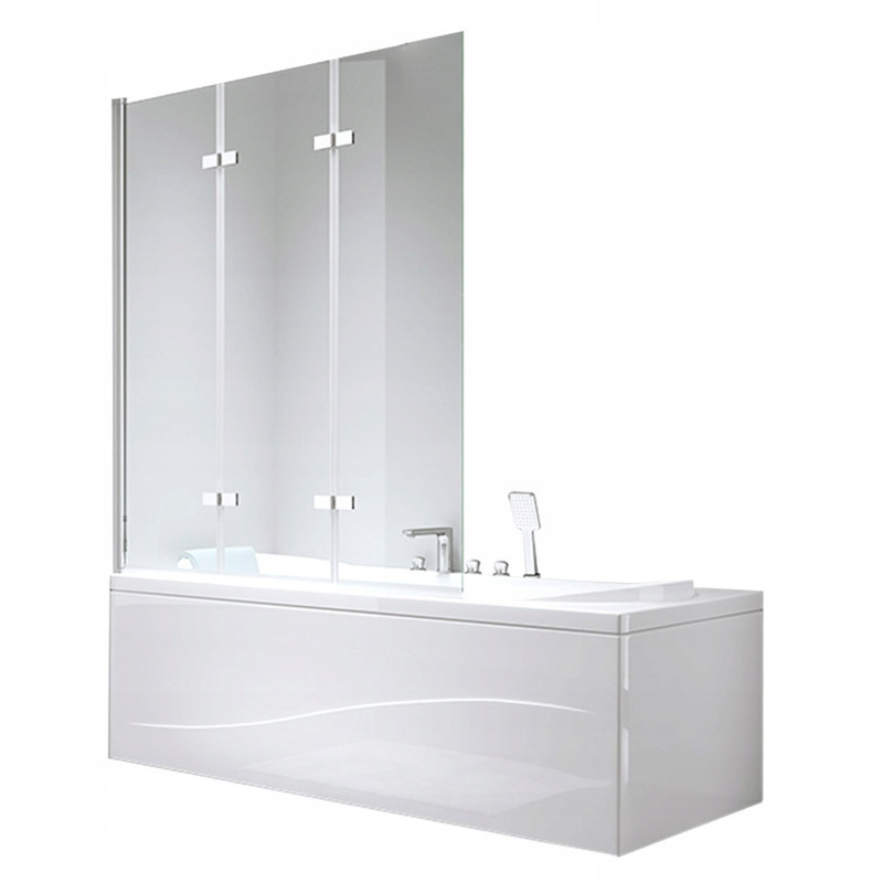 PARAWAN NAWANNOWY KPE-1203 CHROM 120x140 CM 6 MM KPE-1203