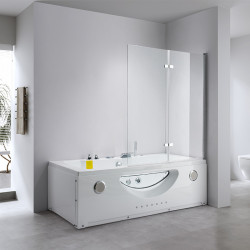 PARAWAN NAWANNOWY KPE-1201 CHROM 120x140 CM 6 MM KPE-1201