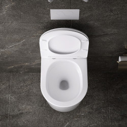 MISKA WC WISZĄCA TORNADO ELITE-WH-03 BIAŁA DESKA WOLNOOPADAJĄCA DUROPLAST ELITE-WH-03