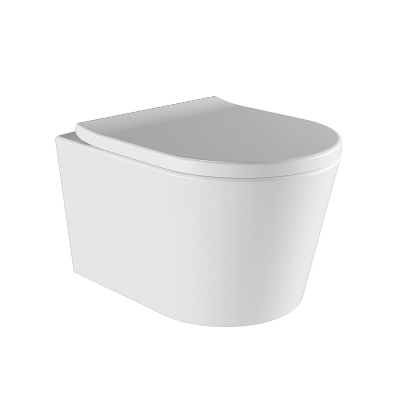 MISKA WC WISZĄCA TORNADO ELITE-WH-02 BIAŁA DESKA WOLNOOPADAJĄCA DUROPLAST ELITE-WH-02