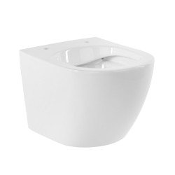 MISKA WC WISZĄCA RIMLESS PURO-WH-02 BIAŁA DESKA WOLNOOPADAJĄCA DUROPLAST PURO-WH-02