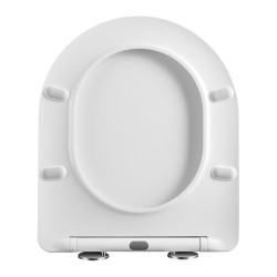 MISKA WC WISZĄCA RIMLESS MIZU-WH-GL-RIM-03 BIAŁA DESKA WOLNOOPADAJĄCA MIZU-WH-GL-RIM-03