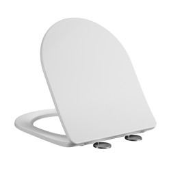 MISKA WC WISZĄCA RIMLESS MIZU-WH-GL-RIM-03 BIAŁA DESKA WOLNOOPADAJĄCA MIZU-WH-GL-RIM-03