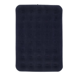 MATERAC DMUCHANY POMPOWANY WELUROWY DWUOSOBOWY REST GRANATOWY 191x137 CM REST-DUBLE