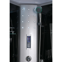 KABINA Z HYDROMASAŻEM WSH7102S 100X100 CM STERYLIZACJA OZONOWA SAUNA WSH7102S-100