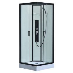 KABINA Z HYDROMASAŻEM WSH312A MLECZNA 80x80 CM WSH312A-80