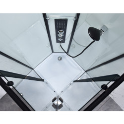 KABINA Z HYDROMASAŻEM WSH312A MLECZNA 80x80 CM WSH312A-80