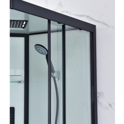 KABINA Z HYDROMASAŻEM WSH312A MLECZNA 80x80 CM WSH312A-80