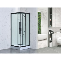 KABINA Z HYDROMASAŻEM WSH312A MLECZNA 80x80 CM WSH312A-80