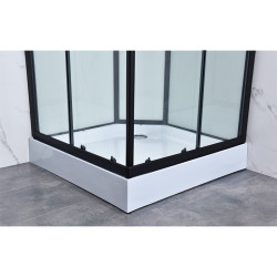 KABINA Z HYDROMASAŻEM WSH312A MLECZNA 80x80 CM WSH312A-80