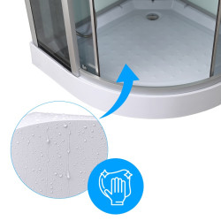KABINA PRYSZNICOWA Z HYDROMASAŻEM i SAUNĄ WSH7118WS 100x100 CM WSH7118WS-100