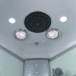 KABINA PRYSZNICOWA Z HYDROMASAŻEM i SAUNĄ WSH7118WS 100x100 CM WSH7118WS-100
