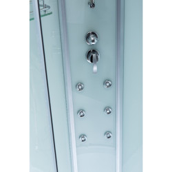 KABINA PRYSZNICOWA Z HYDROMASAŻEM WSH7703A CHROM 80x80 CM WSH7703A-80