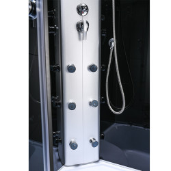 KABINA PRYSZNICOWA Z HYDROMASAŻEM WSH7601B 100x100 CM WSH7601B-100