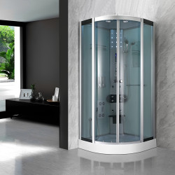KABINA PRYSZNICOWA Z HYDROMASAŻEM WSH7180W BIAŁA 80x80 CM WSH7180W-WH-80