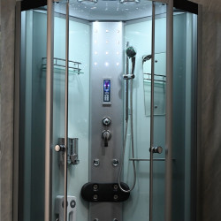 KABINA PRYSZNICOWA Z HYDROMASAŻEM WSH7180W BIAŁA 80x80 CM WSH7180W-WH-80