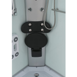 KABINA PRYSZNICOWA Z HYDROMASAŻEM WSH7180W BIAŁA 80x80 CM WSH7180W-WH-80