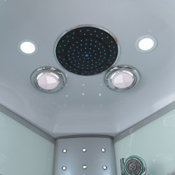 KABINA PRYSZNICOWA Z HYDROMASAŻEM WSH7180W BIAŁA 80x80 CM WSH7180W-WH-80