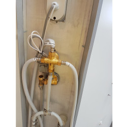 KABINA PRYSZNICOWA Z HYDROMASAŻEM WSH7180W BIAŁA 80x80 CM WSH7180W-WH-80