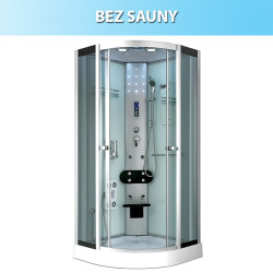 KABINA PRYSZNICOWA Z HYDROMASAŻEM WSH7180W BIAŁA 80x80 CM WSH7180W-WH-80