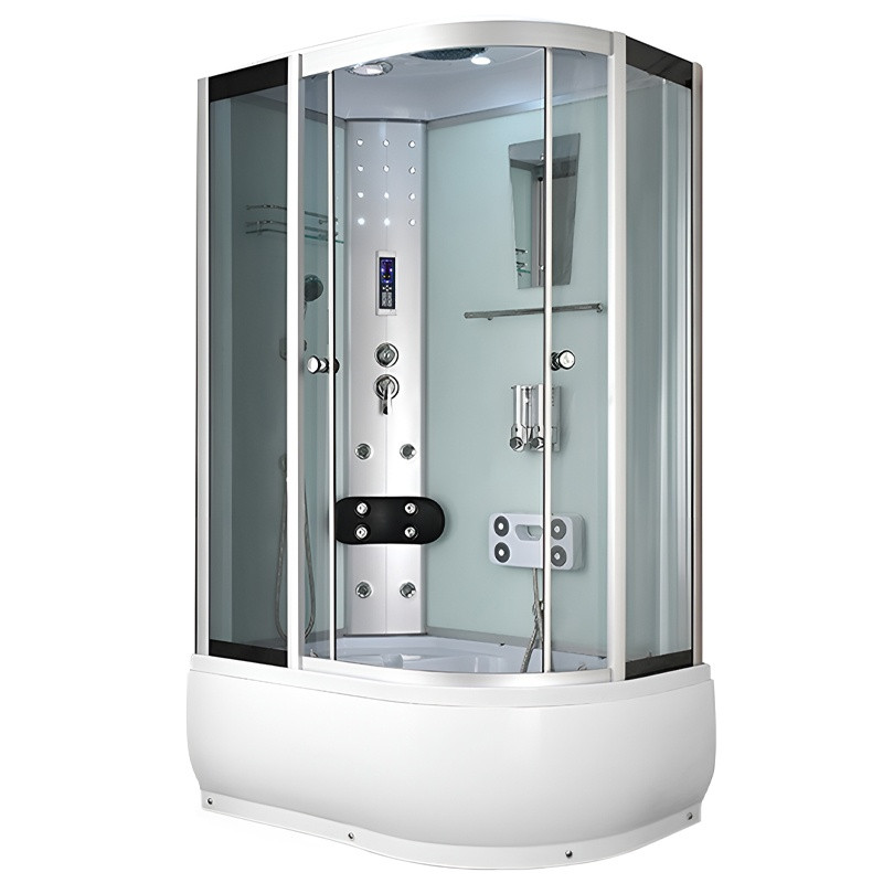 KABINA PRYSZNICOWA Z HYDROMASAŻEM WSH7106LW LEWA 120X80 WSH7106LW-WH-120X80