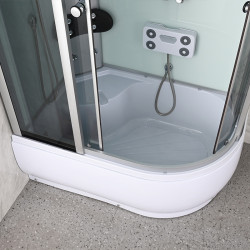 KABINA PRYSZNICOWA Z HYDROMASAŻEM WSH7106LW LEWA 120X80 WSH7106LW-WH-120X80