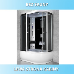 KABINA PRYSZNICOWA Z HYDROMASAŻEM WSH7106L LEWA 120x80 CM WSH7106L-120X80