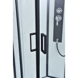 KABINA PRYSZNICOWA Z HYDROMASAŻEM WSH312B 90x90 CM WSH312B-90