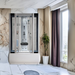 WSH7716WS KABINA Z HYDROMASAŻEM WHITE WSH7716WS-120X85