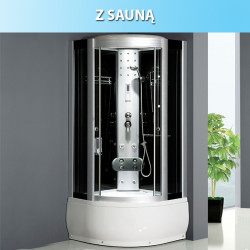 KABINA PRYSZNICOWA Z HYDROMASAŻEM I SAUNĄ WSH7127S 110x110 CM WSH7127S-110