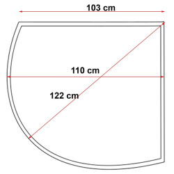 KABINA PRYSZNICOWA Z HYDROMASAŻEM I SAUNĄ WSH7127S 110x110 CM WSH7127S-110