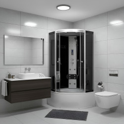KABINA PRYSZNICOWA Z HYDROMASAŻEM I SAUNĄ WSH7101S 90x90 CM WSH7101S-90