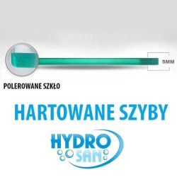 KABINA PRYSZNICOWA Z HYDROMASAŻEM ALMA PRAWA 120x80 CM ALMA-P-120X80