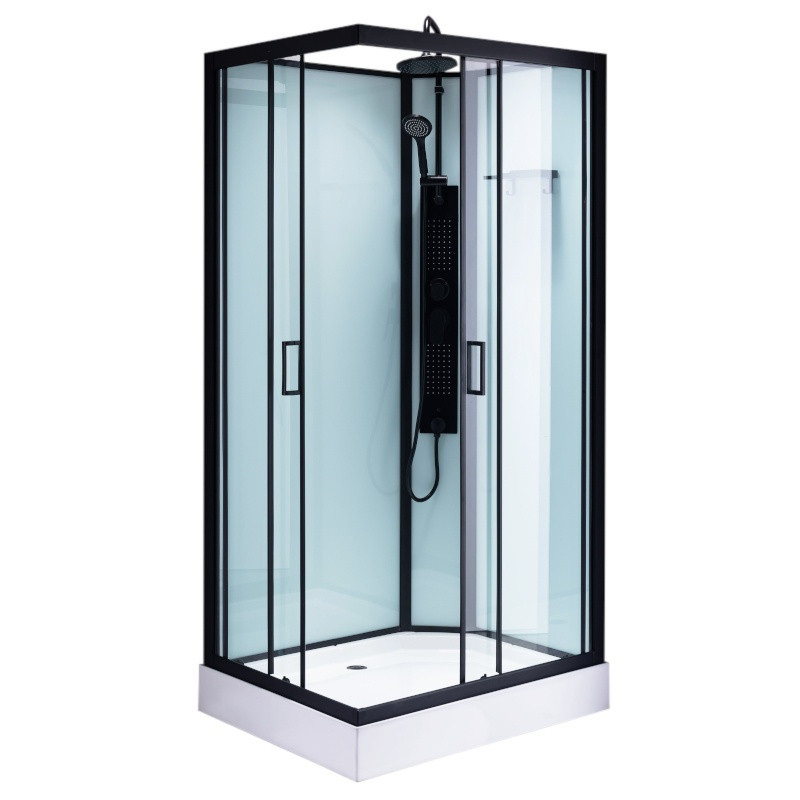 KABINA PRYSZNICOWA Z HYDROMASAŻEM ALMA LEWA 120x80 CM ALMA-L-120X80