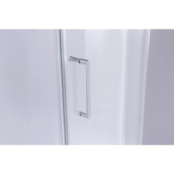 KABINA PRYSZNICOWA Z BRODZIKIEM CHROM KZ91A+SXL07A KZ91A+SXL07A-WH