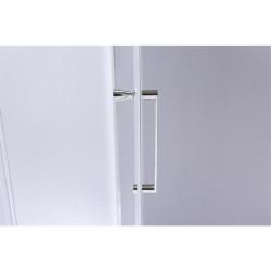 KABINA PRYSZNICOWA Z BRODZIKIEM CHROM KZ91A+SXL07A KZ91A+SXL07A-WH