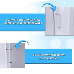 KABINA PRYSZNICOWA Z BRODZIKIEM CHROM KZ91A+SXL07A KZ91A+SXL07A-WH